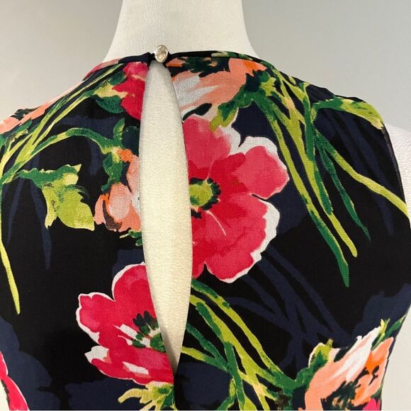 Tommy Hilfiger Floral Sleeveless a-line mini Dress size 4 - Picture 8 of 13